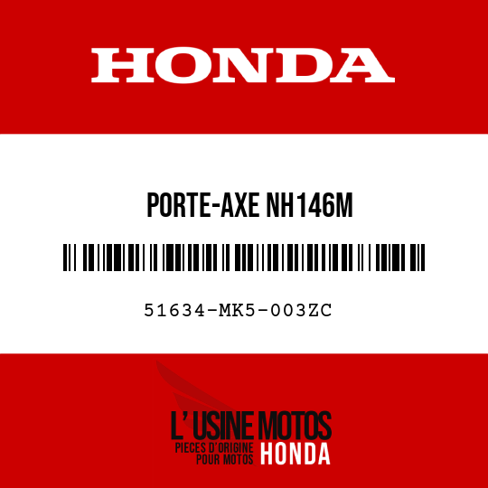 image de 51634-MK5-003ZC PORTE-AXE NH146M 