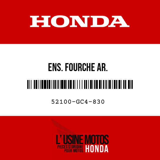 image de 52100-GC4-830 ENS. FOURCHE AR.