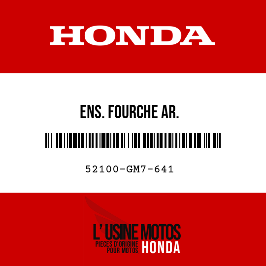 image de 52100-GM7-641 ENS. FOURCHE AR.