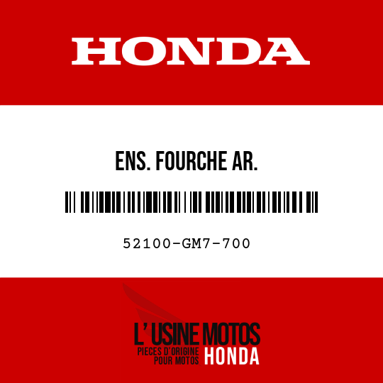 image de 52100-GM7-700 ENS. FOURCHE AR.