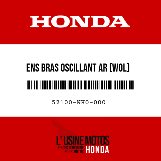 image de 52100-KK0-000 ENS BRAS OSCILLANT AR (WOL)