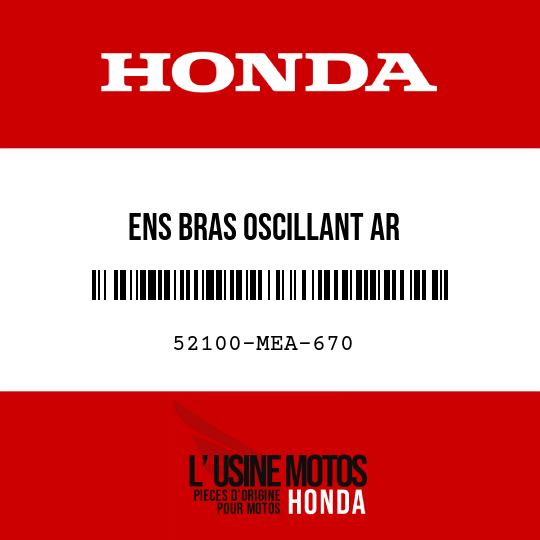 image de 52100-MEA-670 ENS BRAS OSCILLANT AR