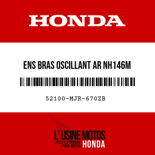 image de 52100-MJR-670ZB ENS BRAS OSCILLANT AR NH146M