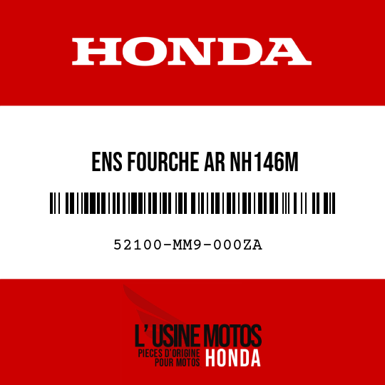 image de 52100-MM9-000ZA ENS FOURCHE AR NH146M 