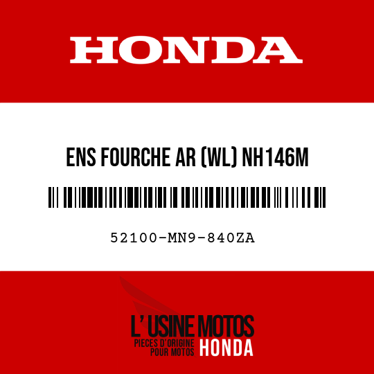 image de 52100-MN9-840ZA ENS FOURCHE AR (WL) NH146M 