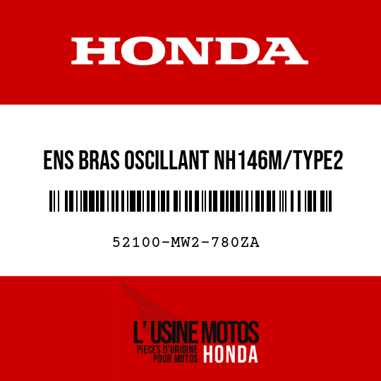 image de 52100-MW2-780ZA ENS BRAS OSCILLANT NH146M/TYPE2 