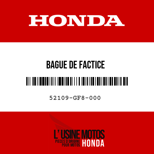 image de 52109-GF8-000 BAGUE DE FACTICE