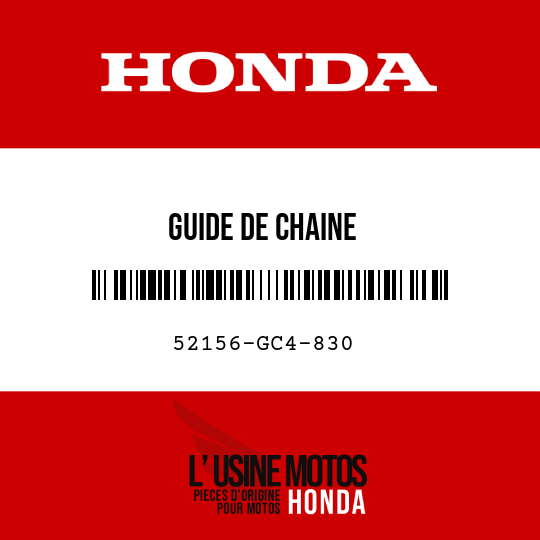 image de 52156-GC4-830 GUIDE DE CHAINE