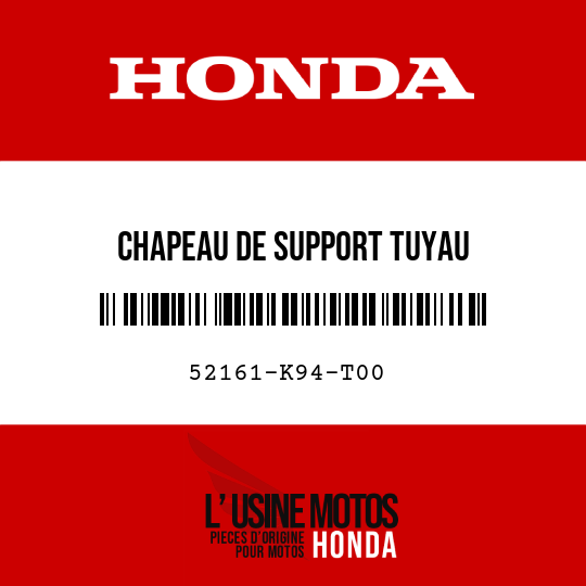 image de 52161-K94-T00 CHAPEAU DE SUPPORT TUYAU