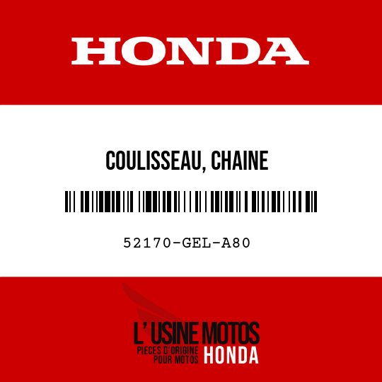 image de 52170-GEL-A80 COULISSEAU, CHAINE