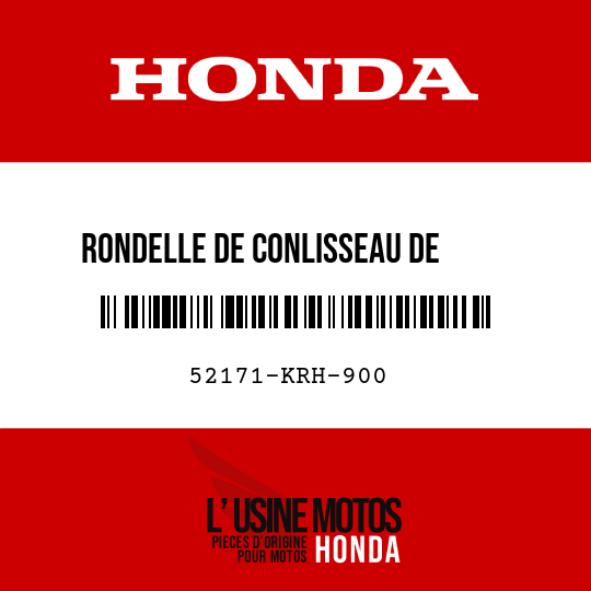 image de 52171-KRH-900 RONDELLE DE CONLISSEAU DE     CHAINE