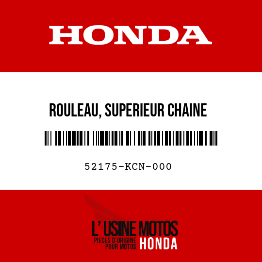 image de 52175-KCN-000 ROULEAU, SUPERIEUR CHAINE