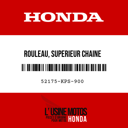 image de 52175-KPS-900 ROULEAU, SUPERIEUR CHAINE