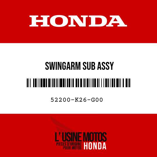 image de 52200-K26-G00 SWINGARM SUB ASSY