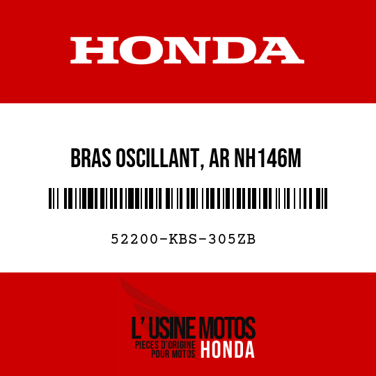 image de 52200-KBS-305ZB BRAS OSCILLANT, AR NH146M 