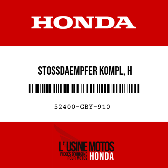 image de 52400-GBY-910 STOSSDAEMPFER KOMPL, H