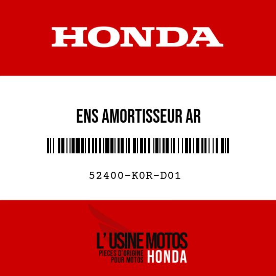 image de 52400-K0R-D01 ENS AMORTISSEUR AR