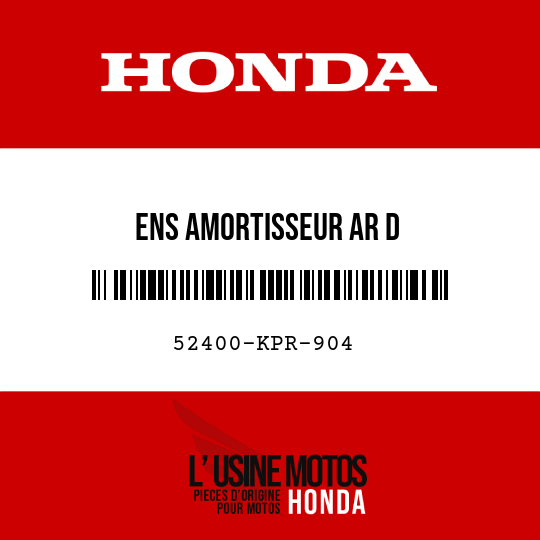 image de 52400-KPR-904 ENS AMORTISSEUR AR D