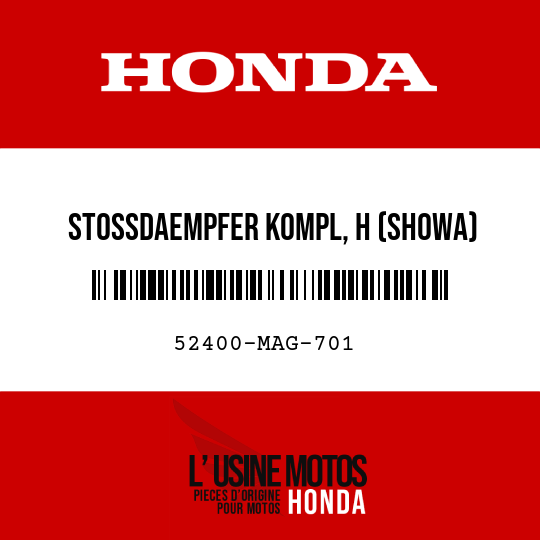 image de 52400-MAG-701 STOSSDAEMPFER KOMPL, H (SHOWA)