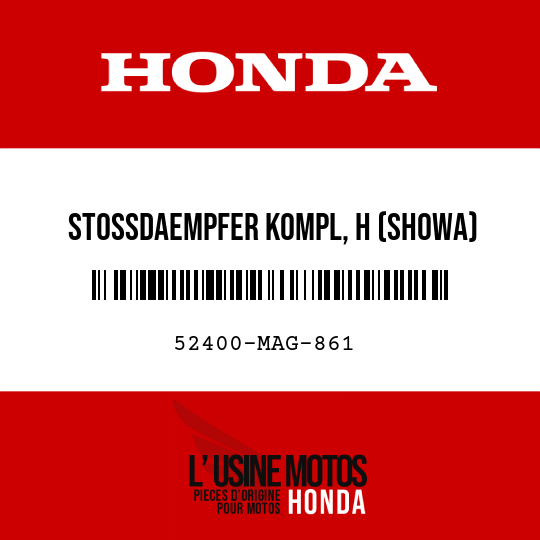 image de 52400-MAG-861 STOSSDAEMPFER KOMPL, H (SHOWA)