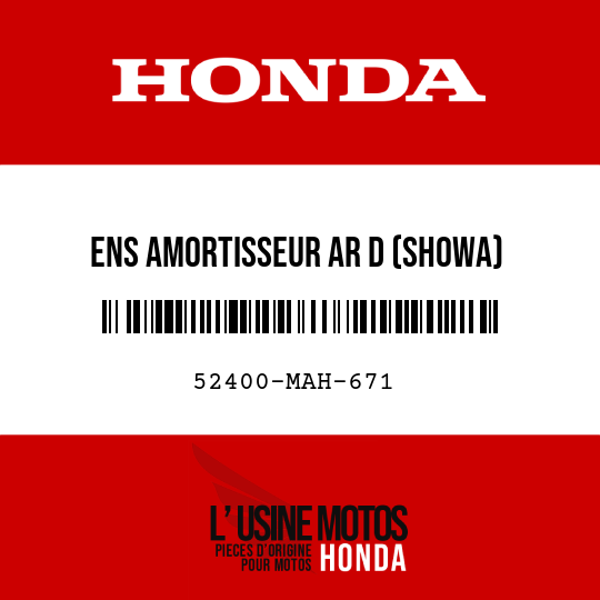 image de 52400-MAH-671 ENS AMORTISSEUR AR D (SHOWA)