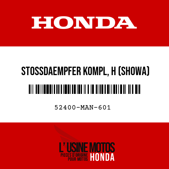 image de 52400-MAN-601 STOSSDAEMPFER KOMPL, H (SHOWA)