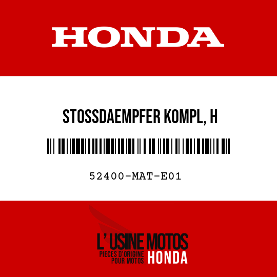 image de 52400-MAT-E01 STOSSDAEMPFER KOMPL, H