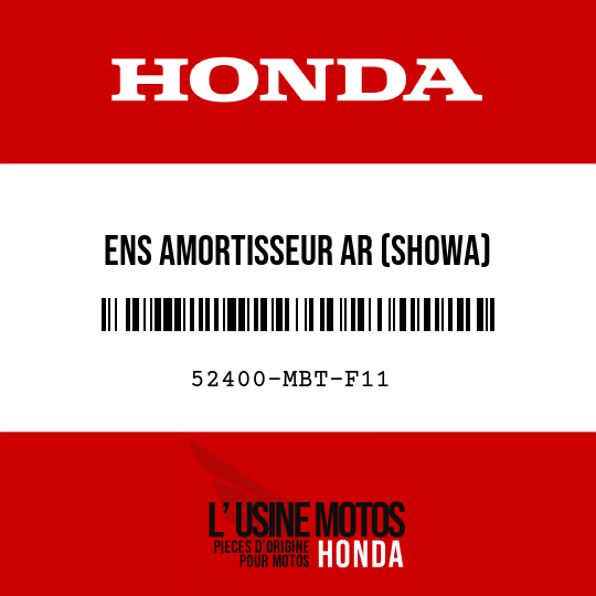 image de 52400-MBT-F11 ENS AMORTISSEUR AR (SHOWA)