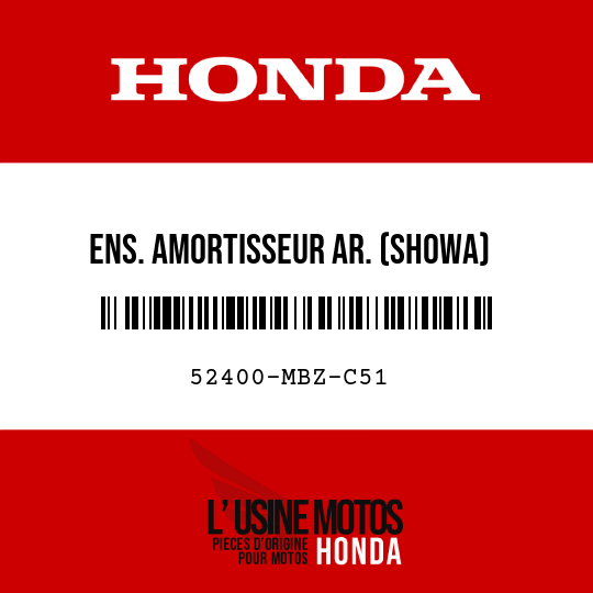 image de 52400-MBZ-C51 ENS. AMORTISSEUR AR. (SHOWA)
