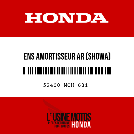 image de 52400-MCH-631 ENS AMORTISSEUR AR (SHOWA)