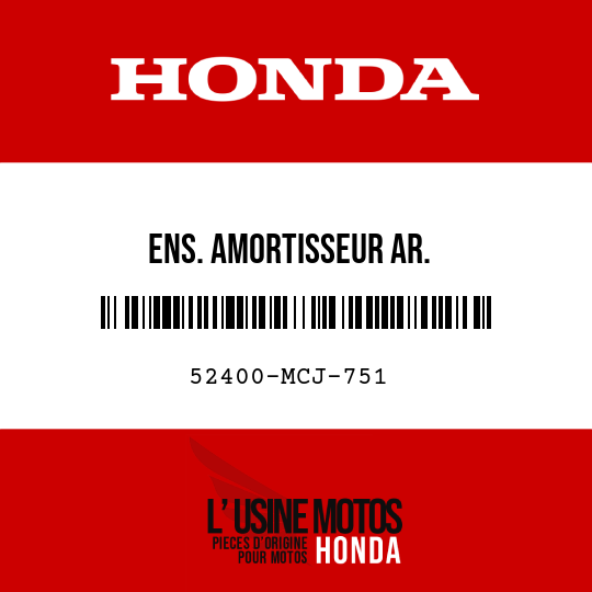image de 52400-MCJ-751 ENS. AMORTISSEUR AR.