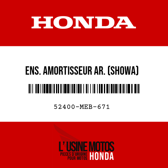 image de 52400-MEB-671 ENS. AMORTISSEUR AR. (SHOWA)
