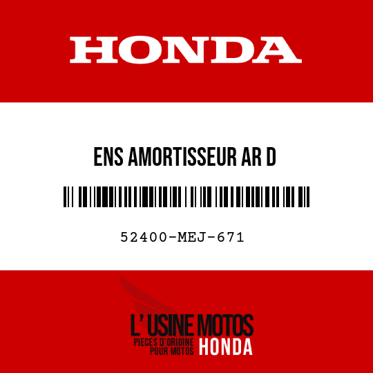 image de 52400-MEJ-671 ENS AMORTISSEUR AR D