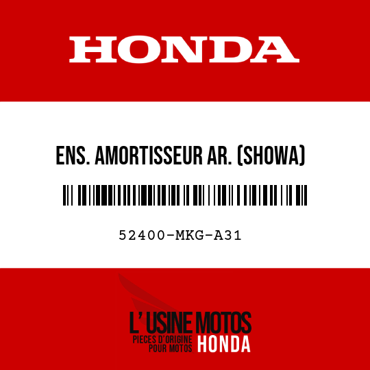 image de 52400-MKG-A31 ENS. AMORTISSEUR AR. (SHOWA)