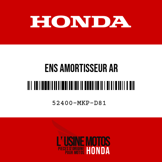 image de 52400-MKP-D81 ENS AMORTISSEUR AR