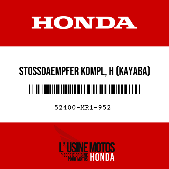 image de 52400-MR1-952 STOSSDAEMPFER KOMPL, H (KAYABA)