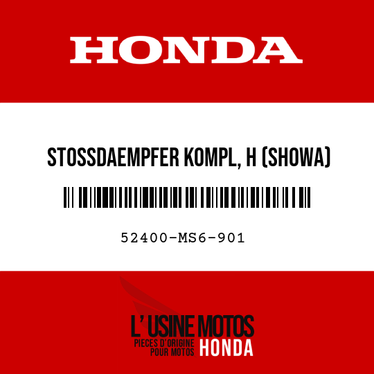 image de 52400-MS6-901 STOSSDAEMPFER KOMPL, H (SHOWA)