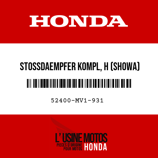 image de 52400-MV1-931 STOSSDAEMPFER KOMPL, H (SHOWA)