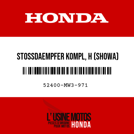 image de 52400-MW3-971 STOSSDAEMPFER KOMPL, H (SHOWA)