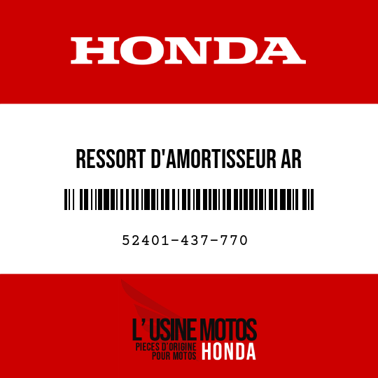 image de 52401-437-770 RESSORT D'AMORTISSEUR AR