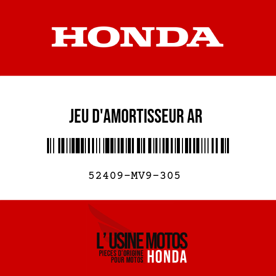 image de 52409-MV9-305 JEU D'AMORTISSEUR AR