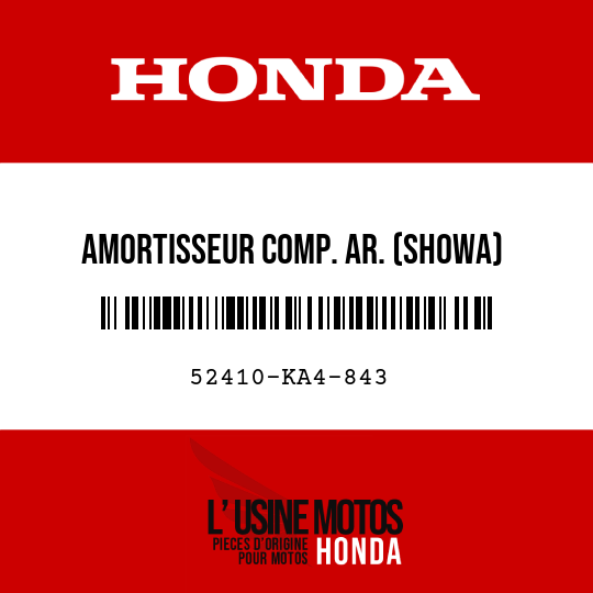 image de 52410-KA4-843 AMORTISSEUR COMP. AR. (SHOWA)
