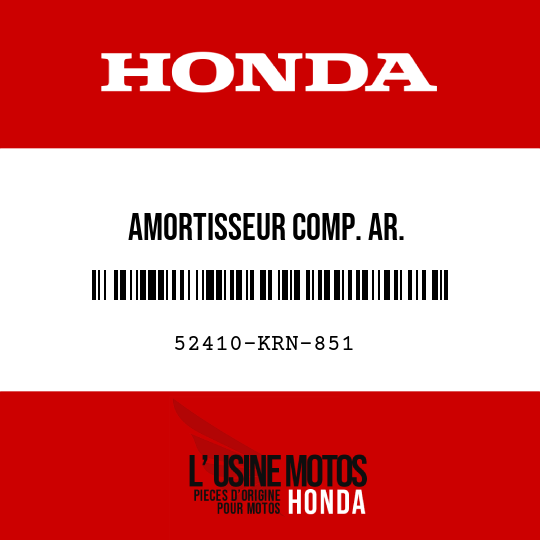 image de 52410-KRN-851 AMORTISSEUR COMP. AR.
