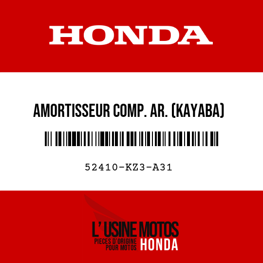 image de 52410-KZ3-A31 AMORTISSEUR COMP. AR. (KAYABA)