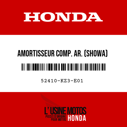 image de 52410-KZ3-E01 AMORTISSEUR COMP. AR. (SHOWA)