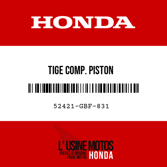 image de 52421-GBF-831 TIGE COMP. PISTON