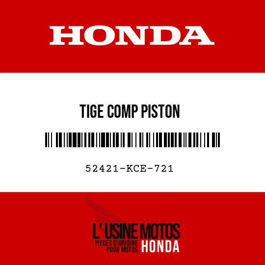 image de 52421-KCE-721 TIGE COMP PISTON