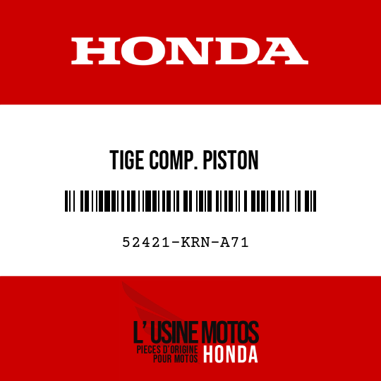 image de 52421-KRN-A71 TIGE COMP. PISTON