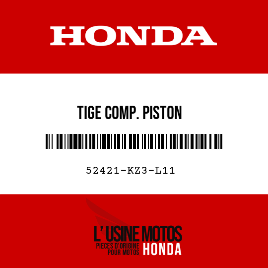 image de 52421-KZ3-L11 TIGE COMP. PISTON