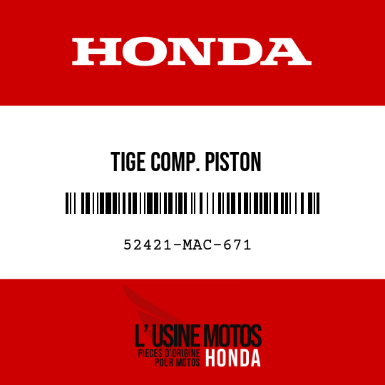 image de 52421-MAC-671 TIGE COMP. PISTON